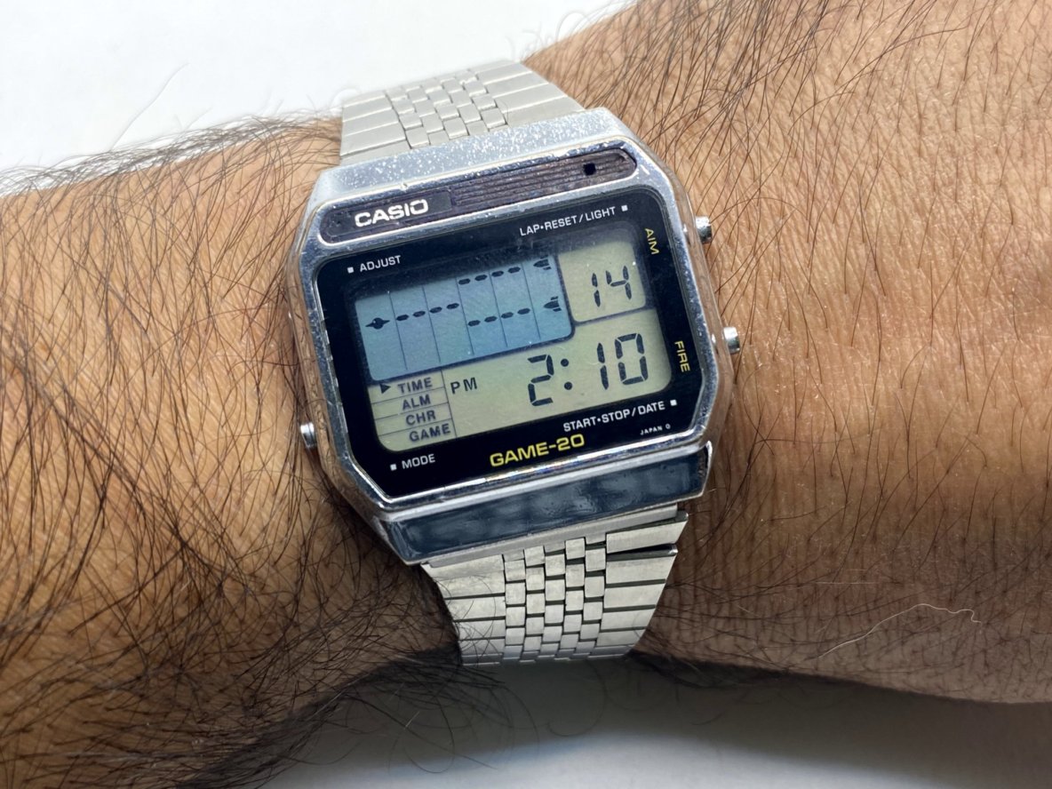 Casio vintage 2025 game watch